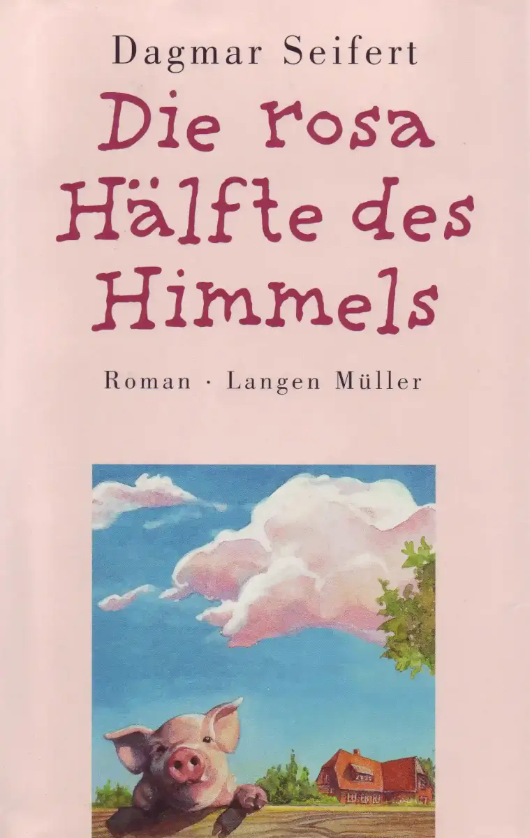 Das Cover dieses Buches zeigt in der oberen Hälfte den Titel und darunter ein gemaltes Hausschwein, das neugierig über den Gartenzaun schaut.